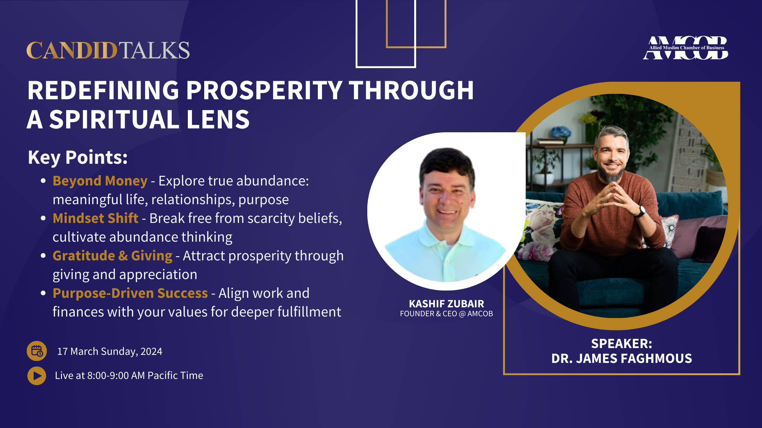 Redefining Prosperity Through a Spiritual Lens' with Dr. James Faghmous
