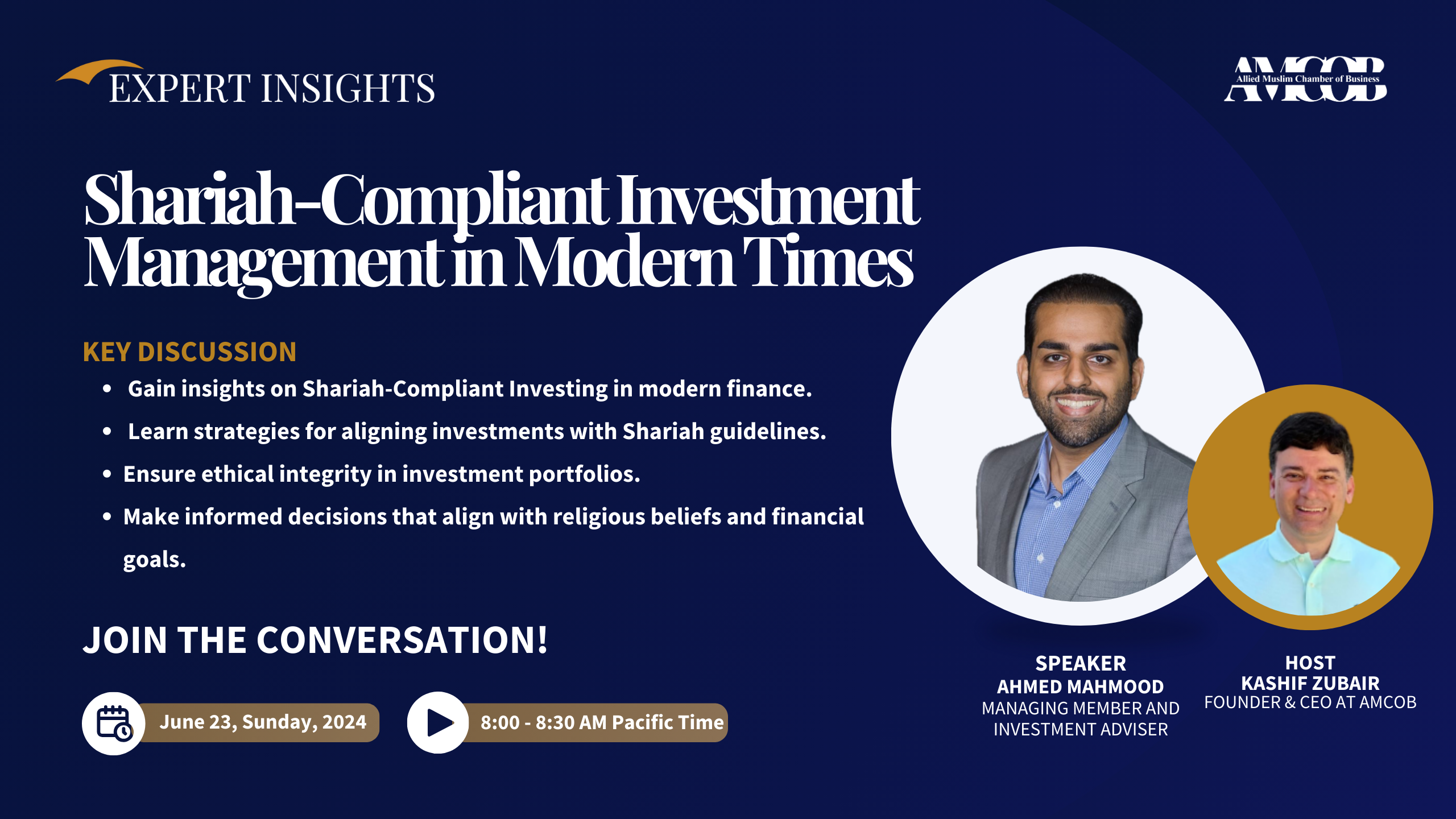 Expert Insights: Navigating Shariah-Compliant Investing in Modern Times with Ahmed Mahmood