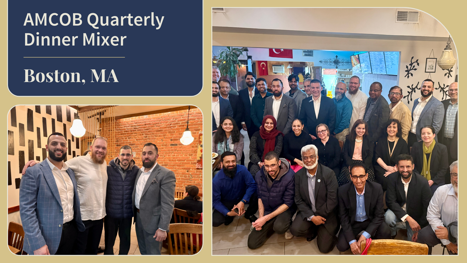 Boston, MA May 2025 Boston, MA: Quarterly Dinner Mixer