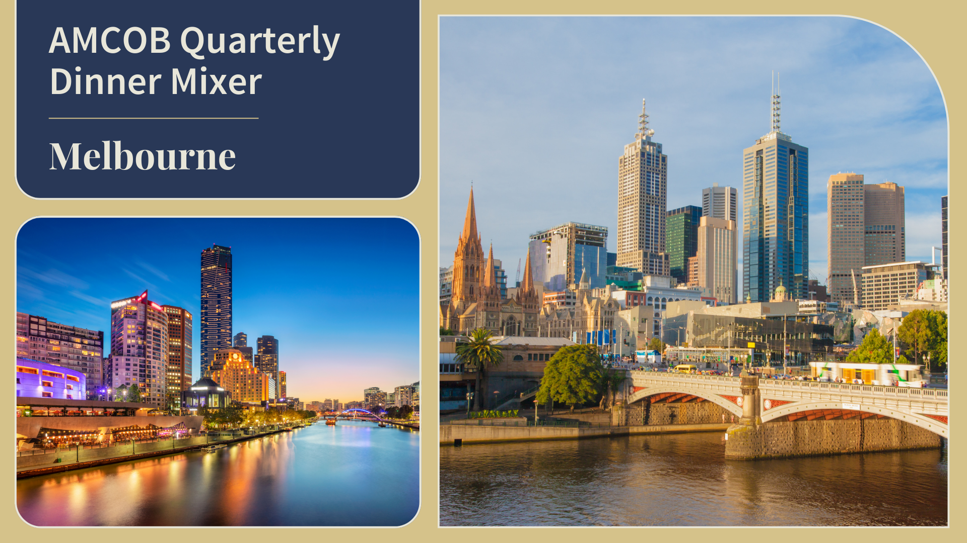 Melbourne Melbourne, Australia: Quarterly Dinner Mixer